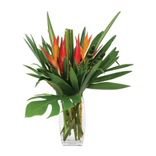 Joy Bouquet in clear glass vase